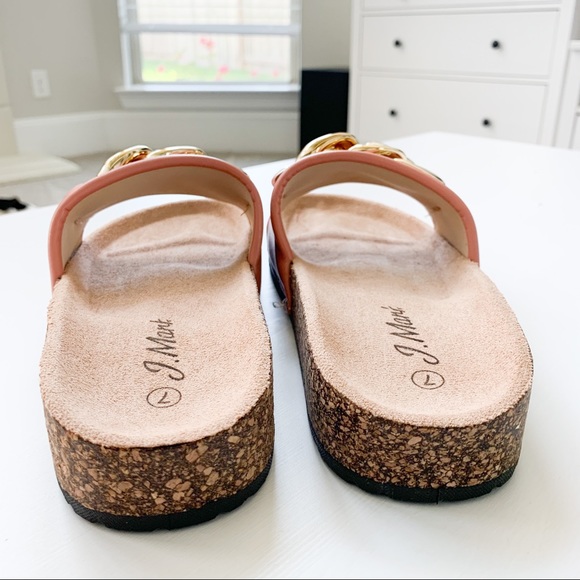 J.Mark Blush Sandal with Chain Urban-34 - Picture 5 of 8